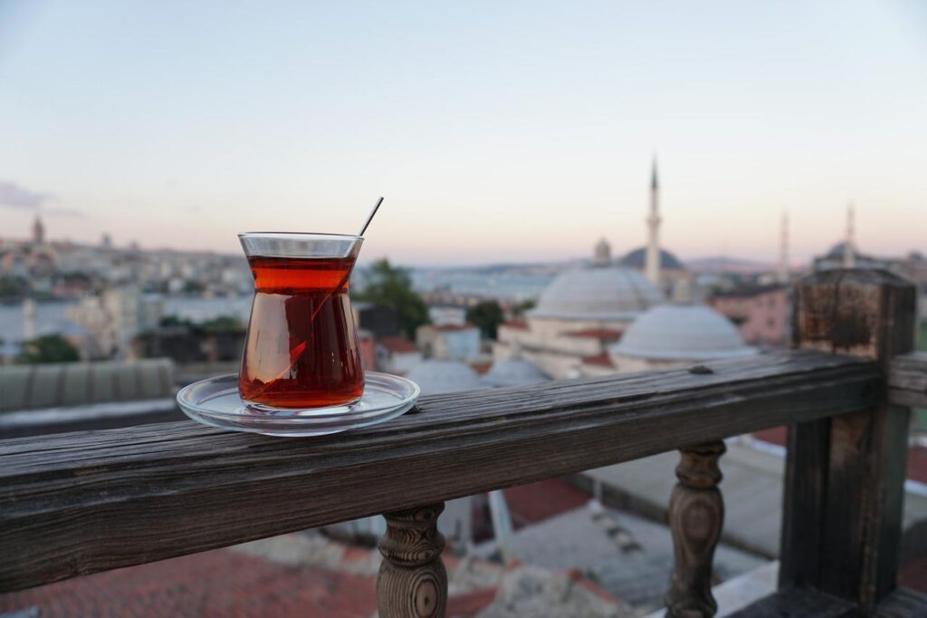 tea, istanbul, view